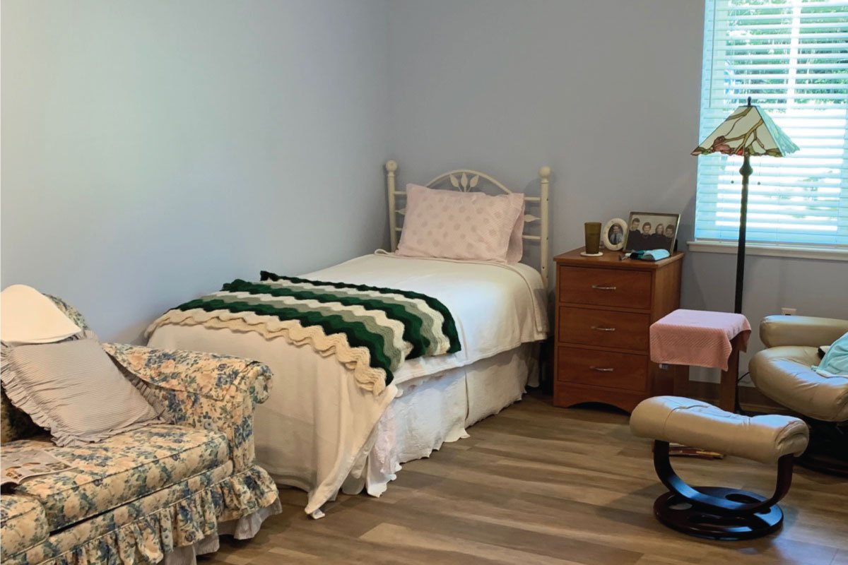 Village Manor Assisted Living bedroom